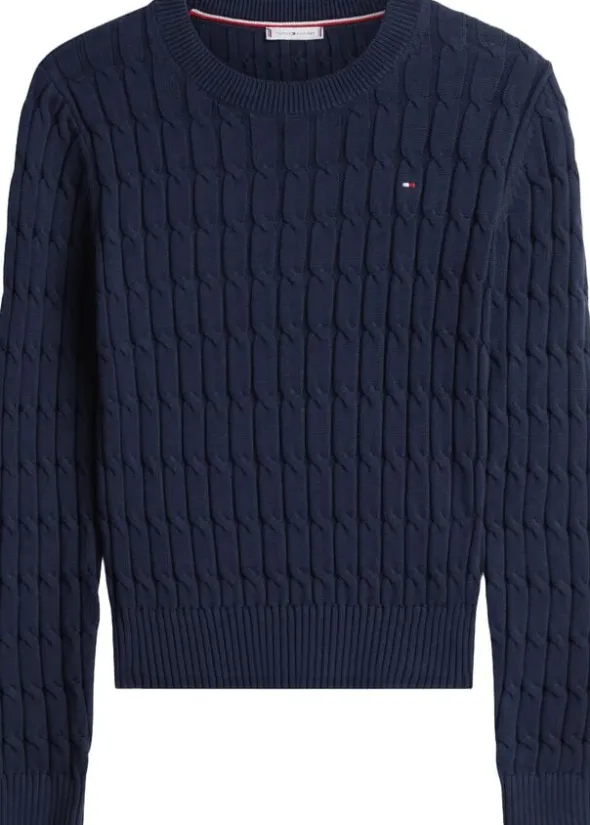 Cable Knit Crew Neck Jumper