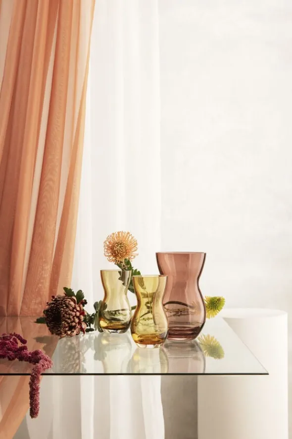 Calabas Vase H16 amber