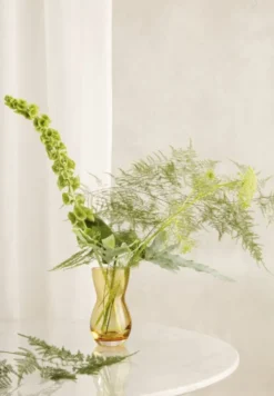Calabas Vase H16 amber