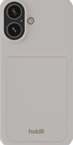 Card Holder Silicone, Magsafe Compatible Wool Gray