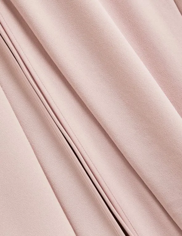 CARNELI Midi Dress With Pleat Detai