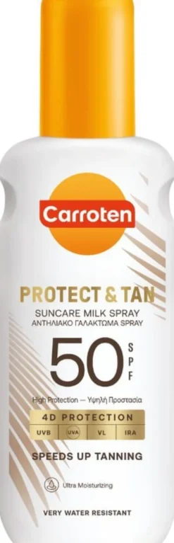 Carroten Protect & Tan Body Milk Spray SPF 50