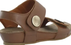 CASAVA Button Sandal Leather
