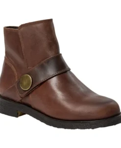 CASFREJA Low Biker Boot Pull Up Leather