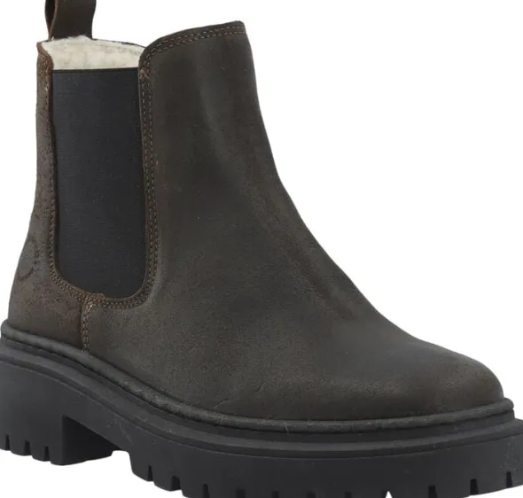 CASLEA Chelsea Boot Warm Lining Oil Suede