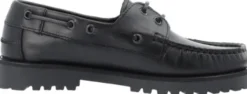 CASLENA Boat Shoe Pull Up Leather