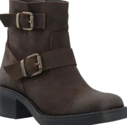 CASRIKKE Biker Boot W. Inside Zip Vintage Suede