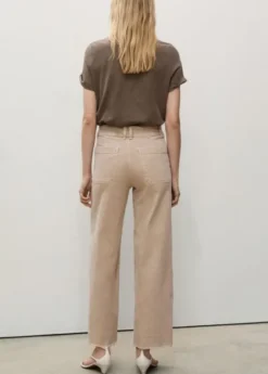 Catherin culotte high-rise cotton jeans