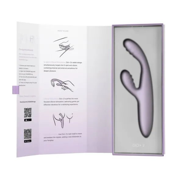 Cici+ 2 Flexible Rabbit G-Spot Vibrator