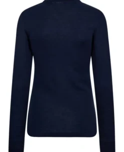 Cilla 12 Langærmede polo strik - 100% Merino uld RWS