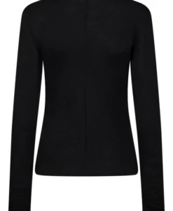 Cilla 16 V-halset bluse - 100% merino wool RWS