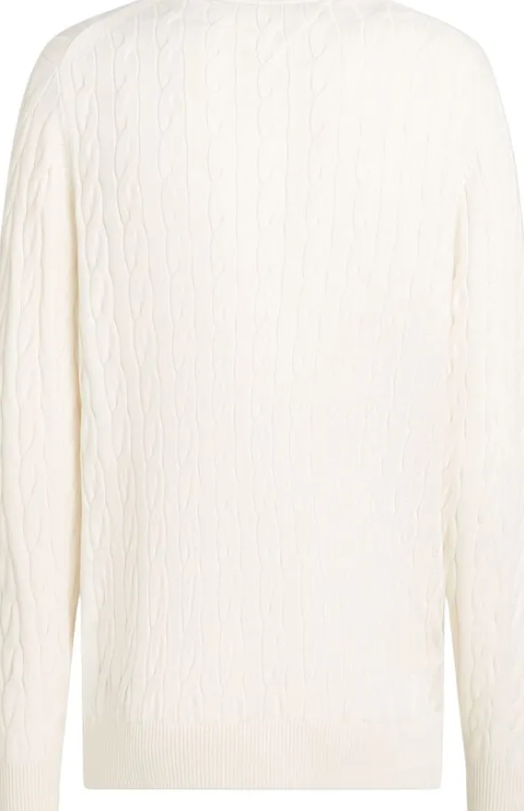 CLASSIC COTTON CABLE CREW NECK