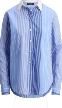Classic Fit Striped Broadcloth Shirt