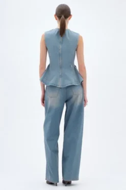 COCOON DENIM PANTS