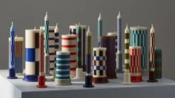 Column Candleholder-Medium-Off-white