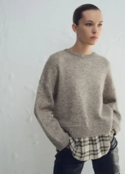 Combined hooded sweater