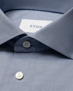 Contemporary Fit Micro Check Twill Shirt