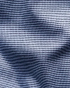 Contemporary Fit Micro Check Twill Shirt