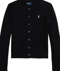 Cotton Crewneck Cardigan