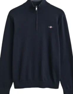 Cotton Half-Zip Sweater