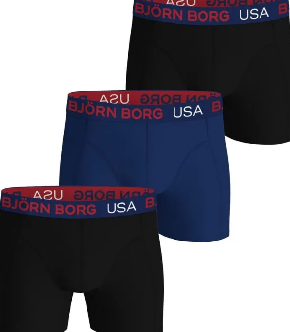 COTTON STRETCH BOXER USA 3p