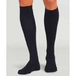 Cotton Velvet Knee-Socks