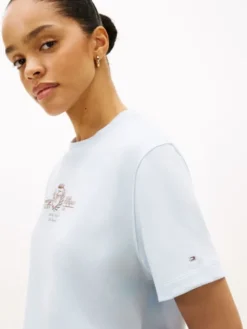 Crest Logo Embroidery Relaxed T-Shirt