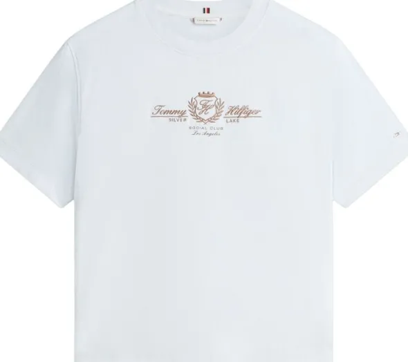 Crest Logo Embroidery Relaxed T-Shirt