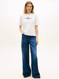 Crest Logo Embroidery Relaxed T-Shirt