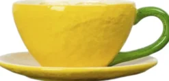 Cup and plate Lemon