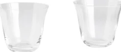 Curve Tumbler Glass-Set of 2-Small-Clear