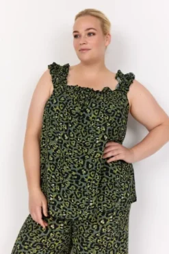 Curvy WA-MELINA 1 Top Mørkegrøn