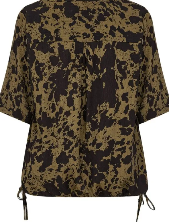 Curvy WA-NIKITA 1 Bluse Mørk sand