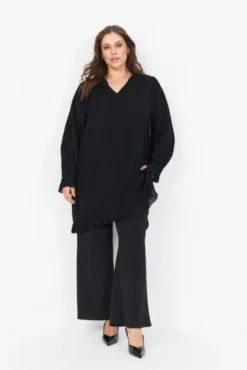 Curvy WA-SAFIA 3 Tunika Sort