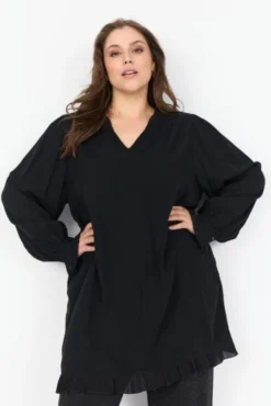 Curvy WA-SAFIA 3 Tunika Sort