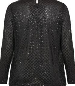 Curvy WA-SHAO 1 Bluse Sort