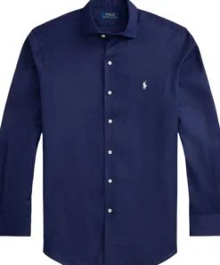 Custom Fit Linen-Blend Shirt