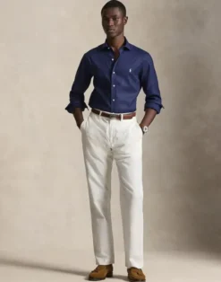 Custom Fit Linen-Blend Shirt