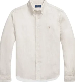 Custom Fit Striped Linen Shirt