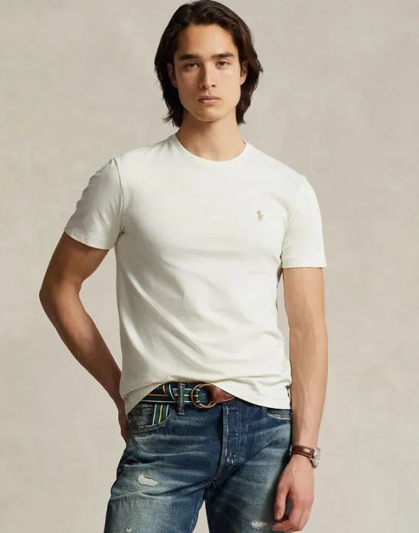 Custom Slim Fit Jersey Crewneck T-Shirt