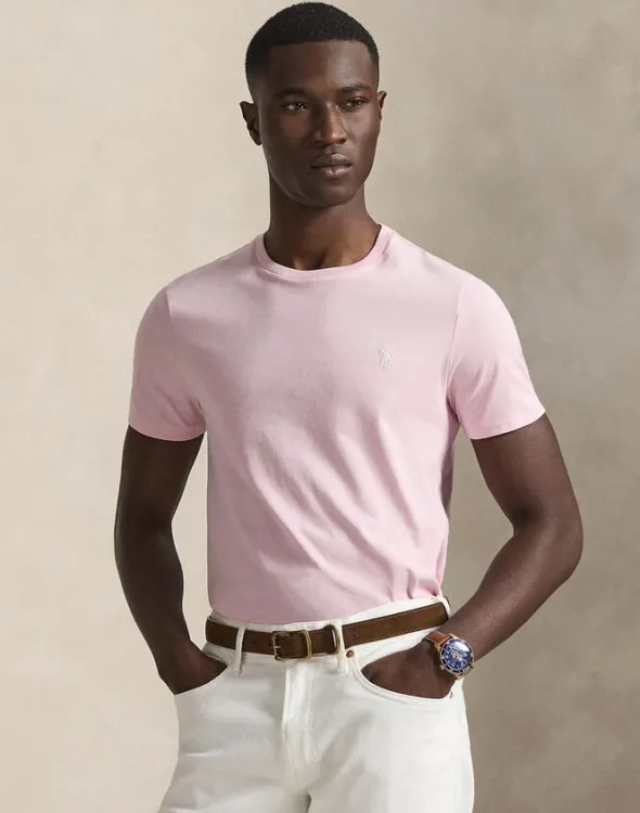 Custom Slim Fit Jersey Crewneck T-Shirt