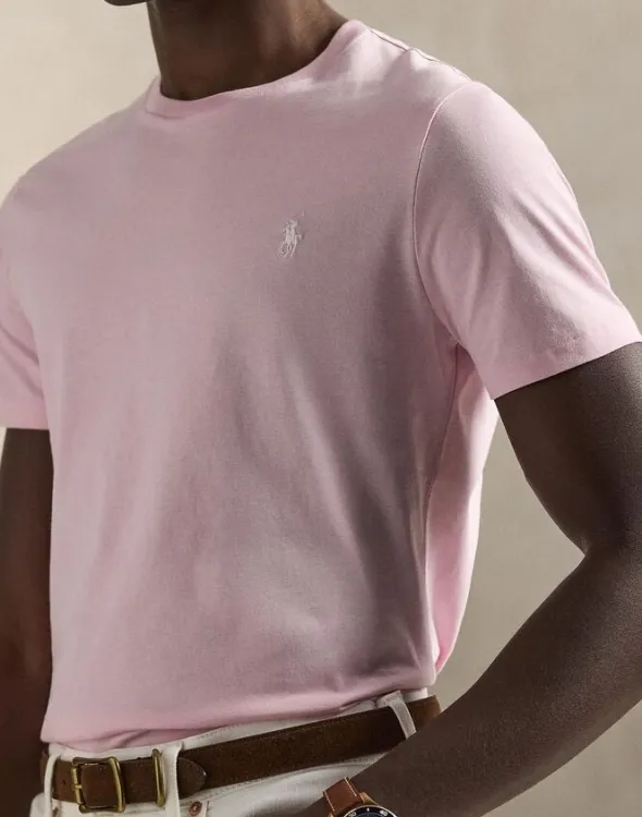 Custom Slim Fit Jersey Crewneck T-Shirt