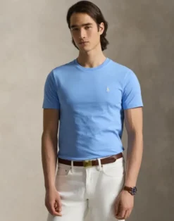 Custom Slim Fit Jersey Crewneck T-Shirt