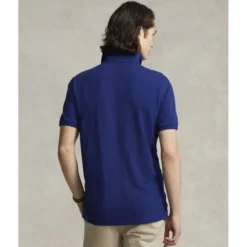 Custom Slim Fit Mesh Polo Shirt