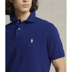 Custom Slim Fit Mesh Polo Shirt