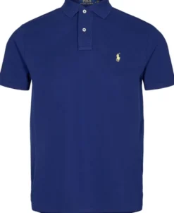 Custom Slim Fit Mesh Polo Shirt