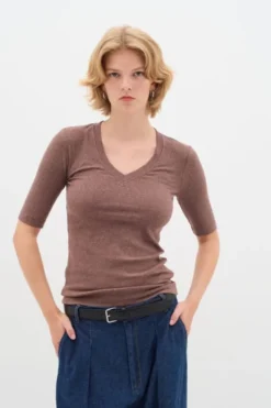 DagnaIW Melange V T-Shirt