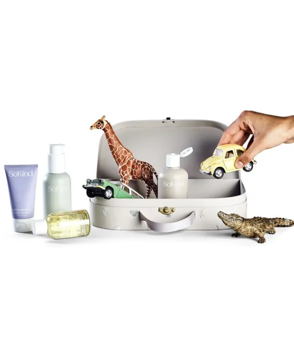 Dear Baby Skin Care Kit- Lækker kuffert med hudplejeprodukter til baby