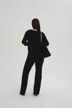Del Ray Classic Velour Pant Pocket Design