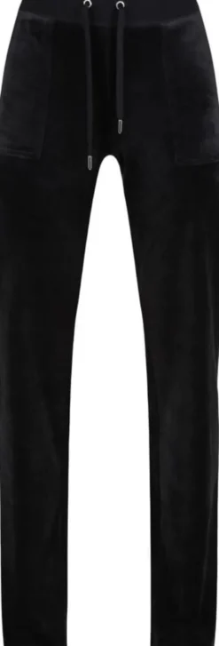 Del Ray Classic Velour Pant Pocket Design